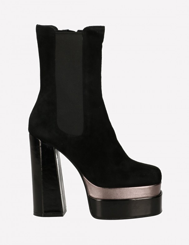 Jeffrey Campbell Plataformas Dance-Qun Black - Plataformas