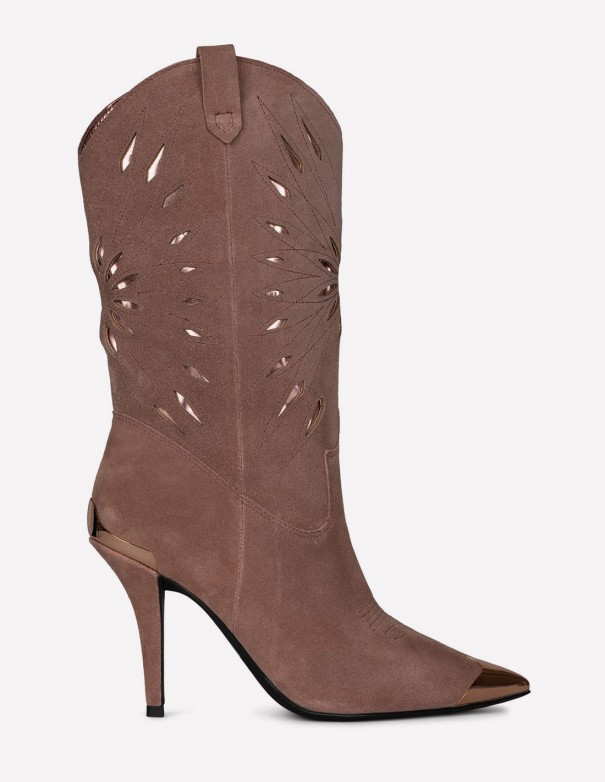 Jeffrey Campbell Paso-Roble Dusty Pink  - Botas altas