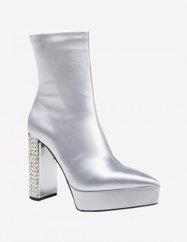 Jeffrey Campbell Plataformas Bel-Du-Bal Silver - Plataformas