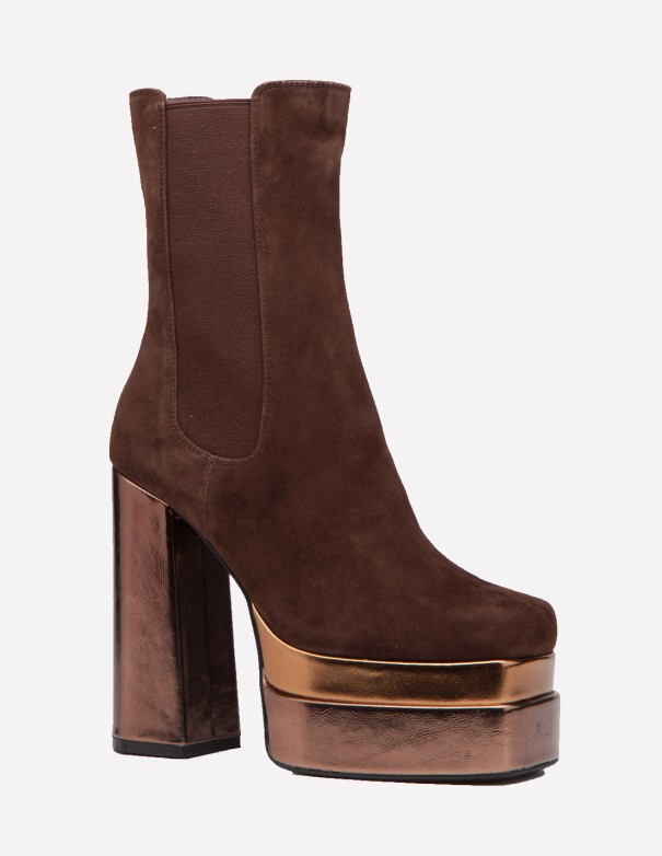 Jeffrey Campbell Plataformas Dance-Qun Brown - Plataformas