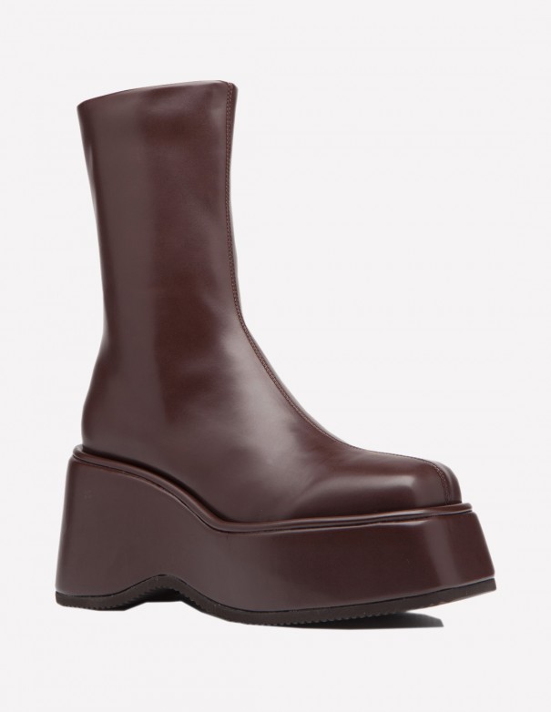 Jeffrey Campbell Plataformas Matrix Dark Brown - Plataformas