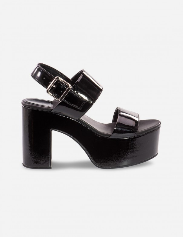 Jeffrey Campbell Plataformas Moody Black - Plataformas