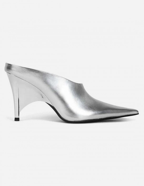 Jeffrey Campbell Tacones Vader Silver - Tacones