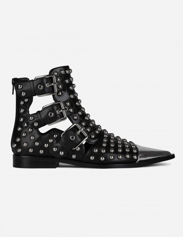 Jeffrey Campbell Botín Trespass Black - Botines