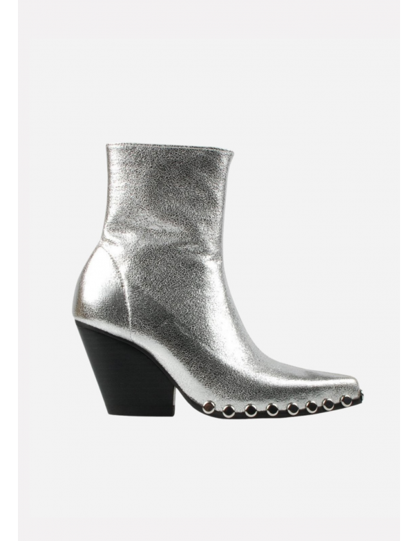 Jeffrey Campbell Botín Walton Silver- Botines